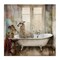 Stupell Industries Shaggy Alpaca Bath Time Canvas, design by Sasha